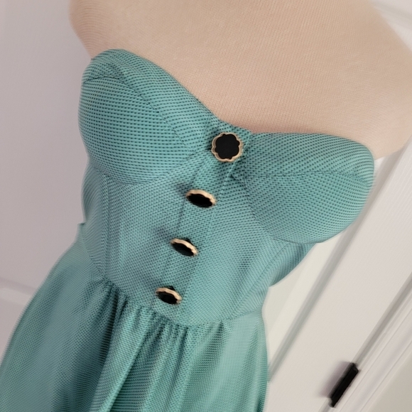 Corey Lynn Calter Polka Dot Silk Dress 8 - Picture 2 of 13